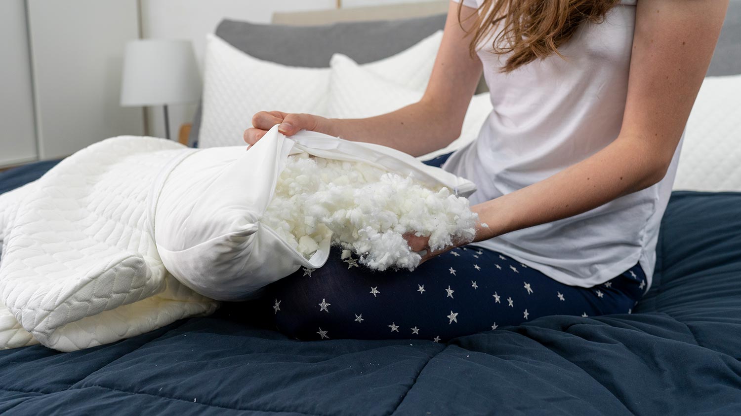 Say Goodbye to Night Sweats: How Shredded Memory Foam Pillows Can Help with Overheating