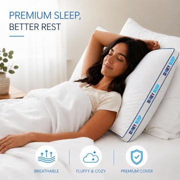 Premium Hotel Pillows (Set of 2 Queens)